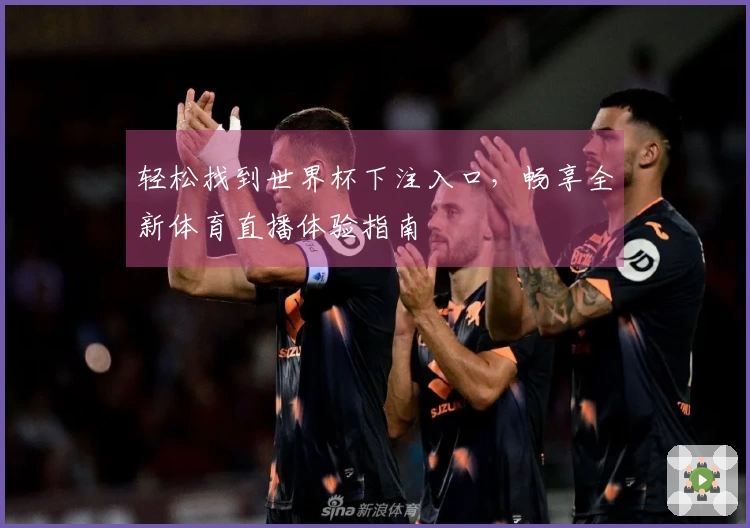 轻松找到世界杯下注入口，畅享全新体育直播体验指南